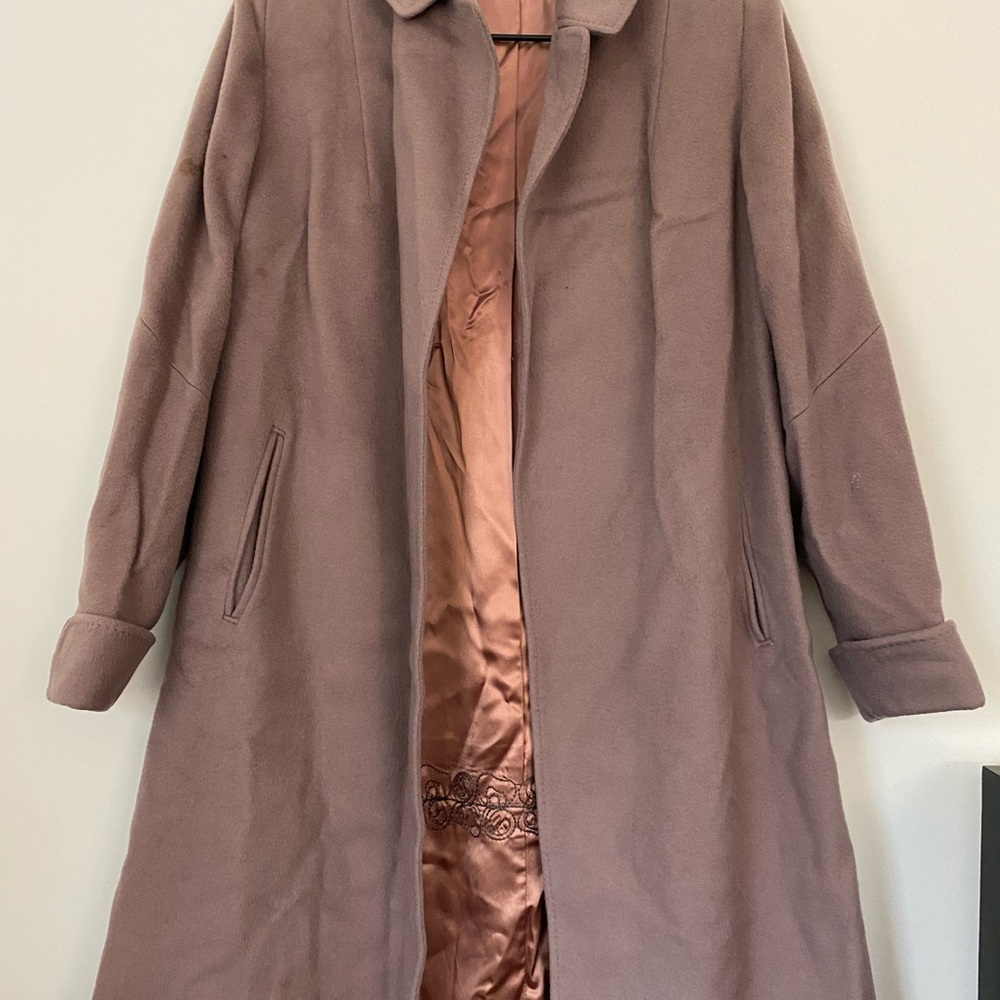 Vintage 1950s Mauve Car Coat by Fashionbilt